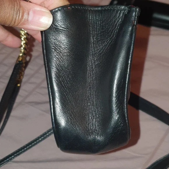 Judith Leiber Black Leather Quilted Mini Bag - Picture 8 of 14